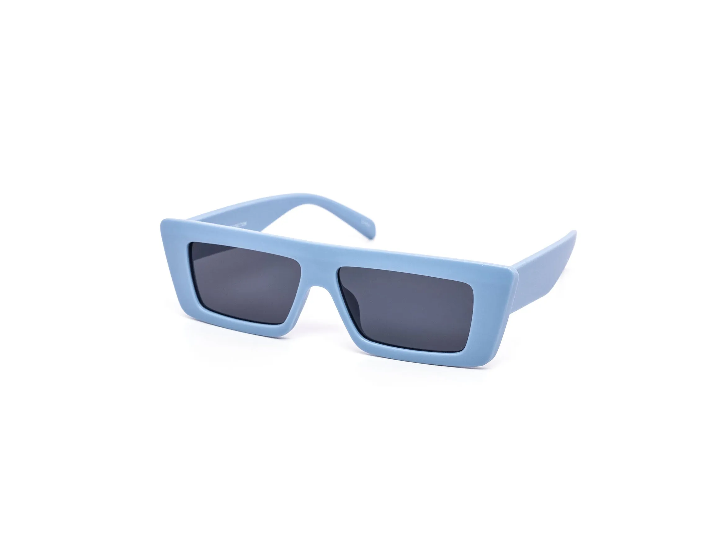 12 Pack: Flat-top Simple Walter Chunky Matte Pastel Wholesale Sunglasses
