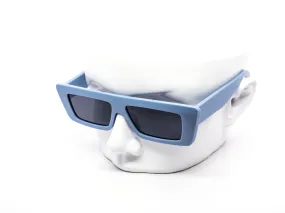 12 Pack: Flat-top Simple Walter Chunky Matte Pastel Wholesale Sunglasses