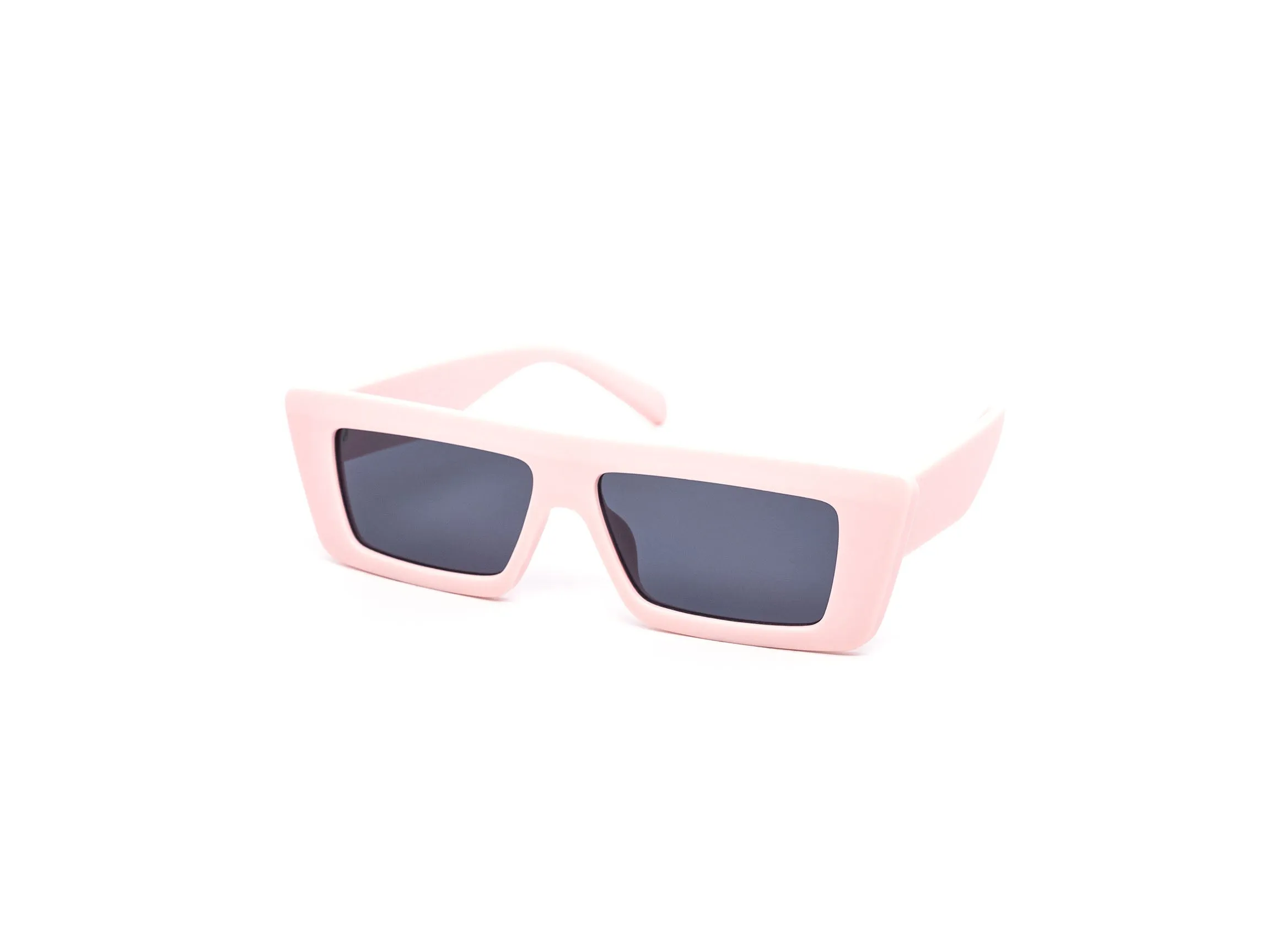12 Pack: Flat-top Simple Walter Chunky Matte Pastel Wholesale Sunglasses