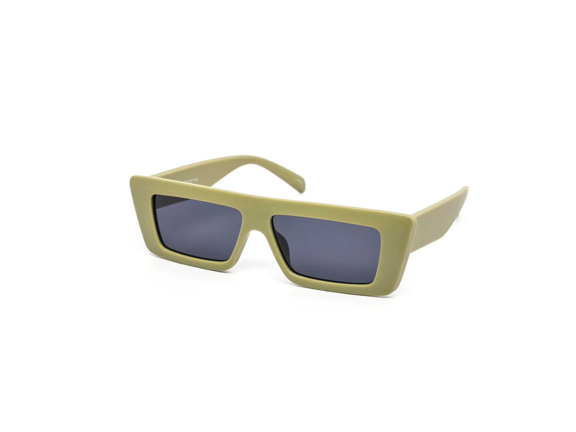 12 Pack: Flat-top Simple Walter Chunky Matte Pastel Wholesale Sunglasses