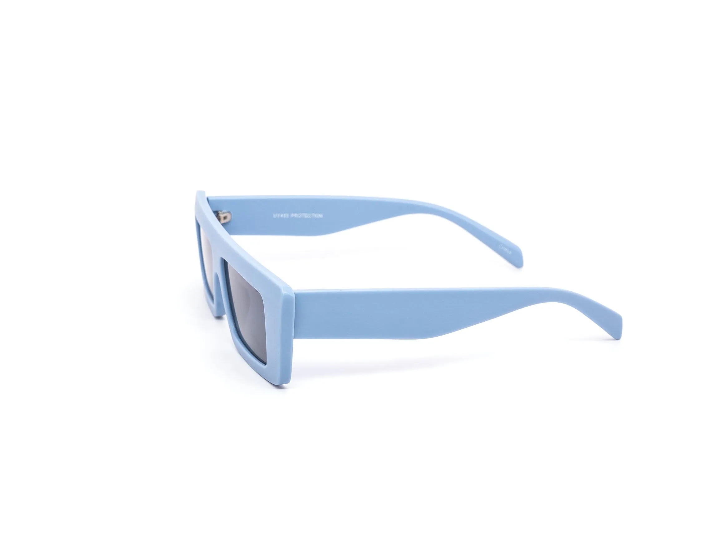 12 Pack: Flat-top Simple Walter Chunky Matte Pastel Wholesale Sunglasses