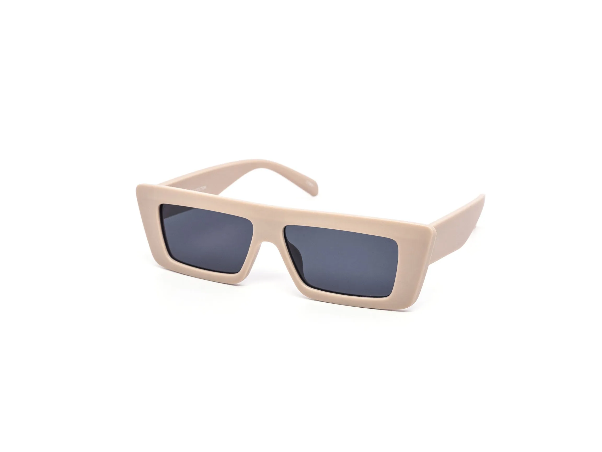 12 Pack: Flat-top Simple Walter Chunky Matte Pastel Wholesale Sunglasses