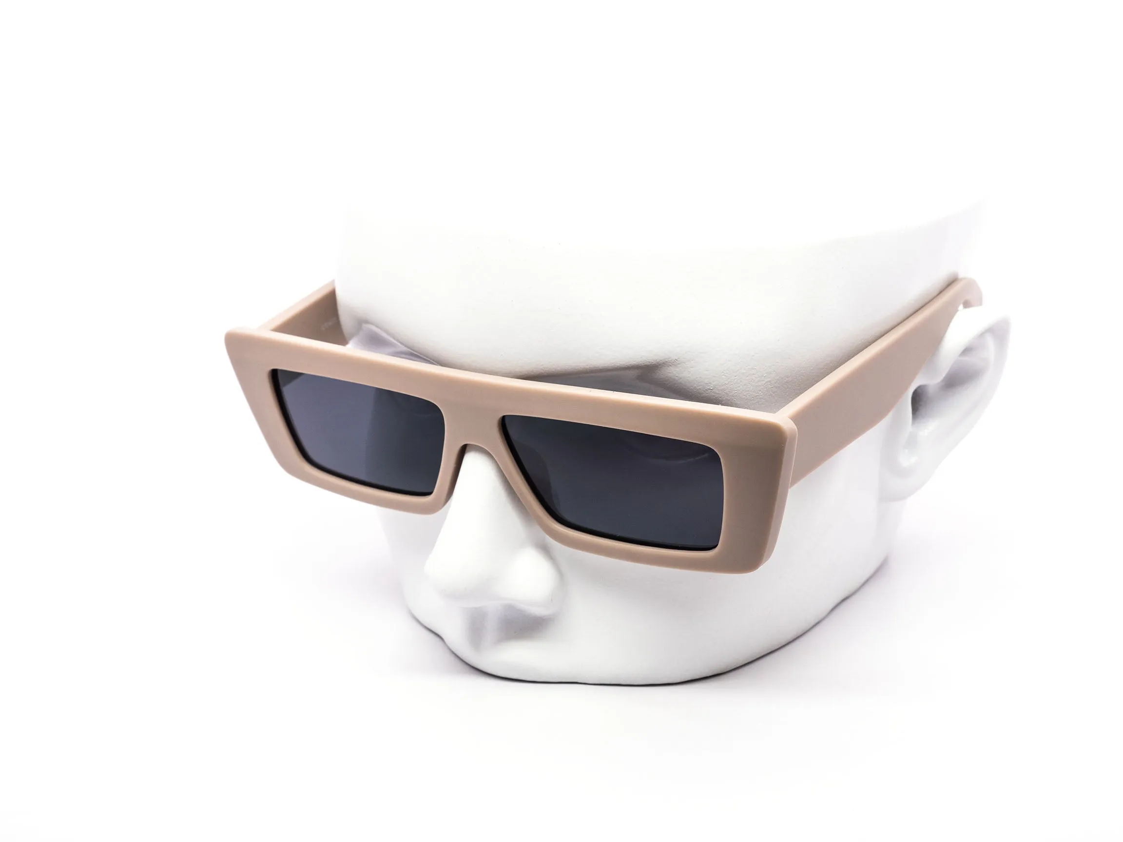 12 Pack: Flat-top Simple Walter Chunky Matte Pastel Wholesale Sunglasses