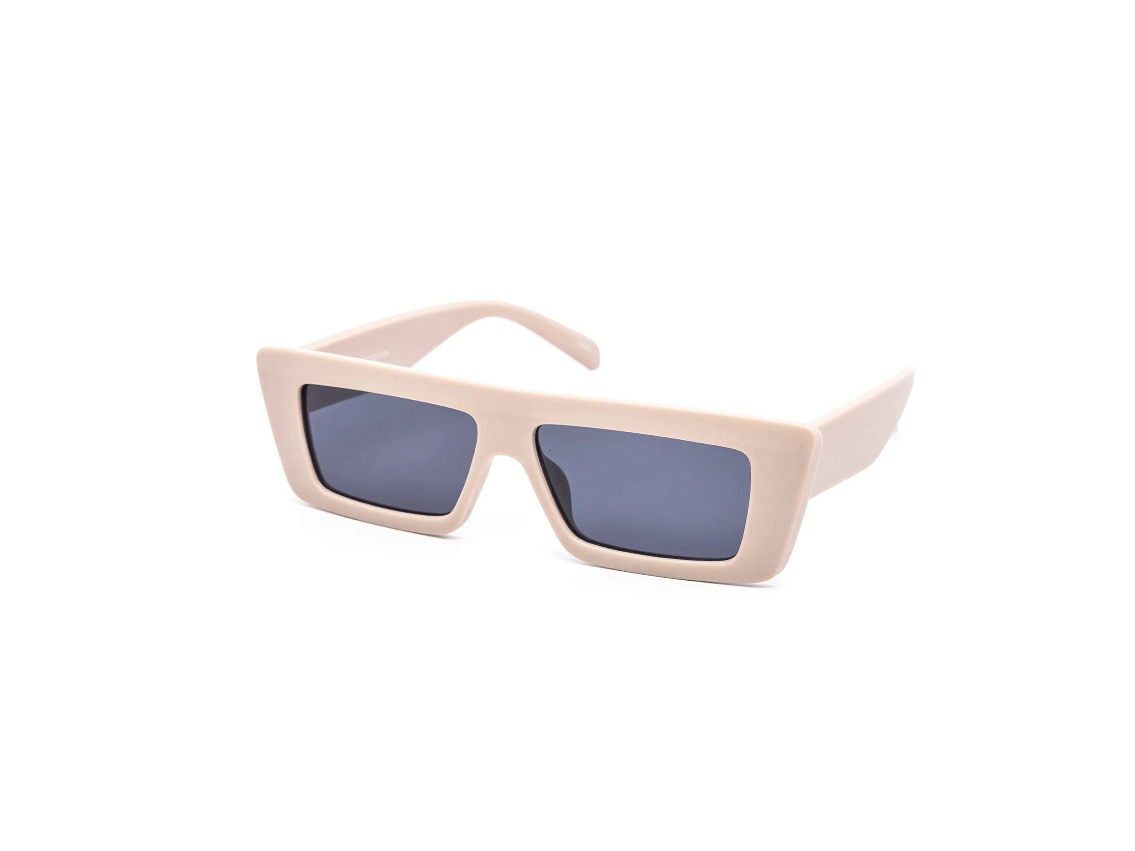 12 Pack: Flat-top Simple Walter Chunky Matte Pastel Wholesale Sunglasses