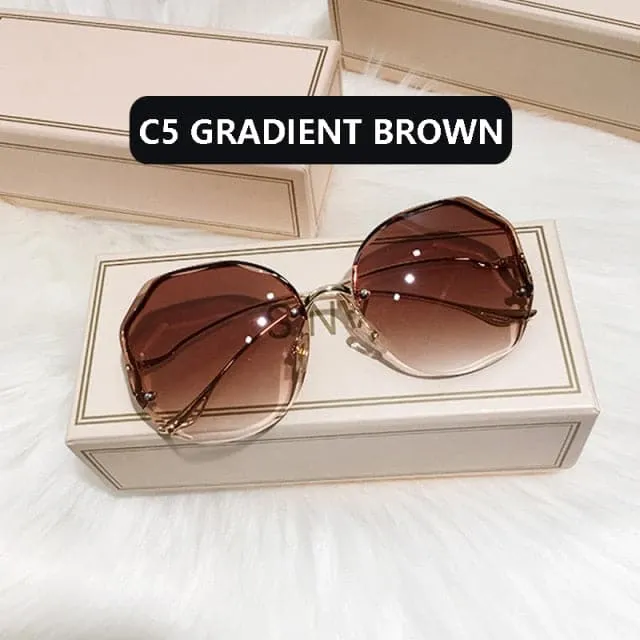 ANS Design Women's Elegant Fine Fashion Ocean Water Cut Luxury Style Sunglasses