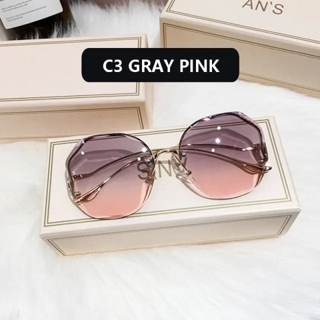 ANS Design Women's Elegant Fine Fashion Ocean Water Cut Luxury Style Sunglasses