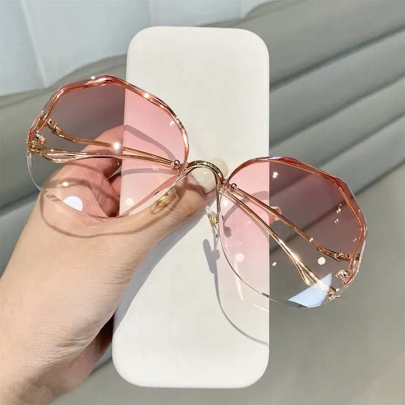 ANS Design Women's Elegant Fine Fashion Ocean Water Cut Luxury Style Sunglasses