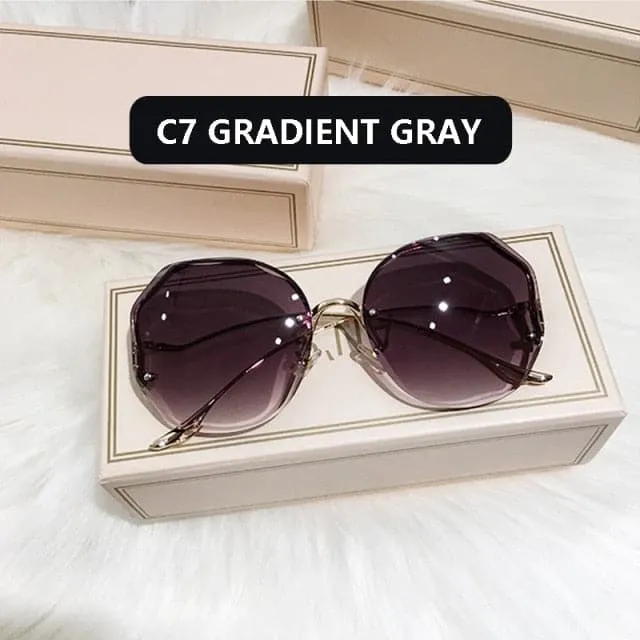 ANS Design Women's Elegant Fine Fashion Ocean Water Cut Luxury Style Sunglasses