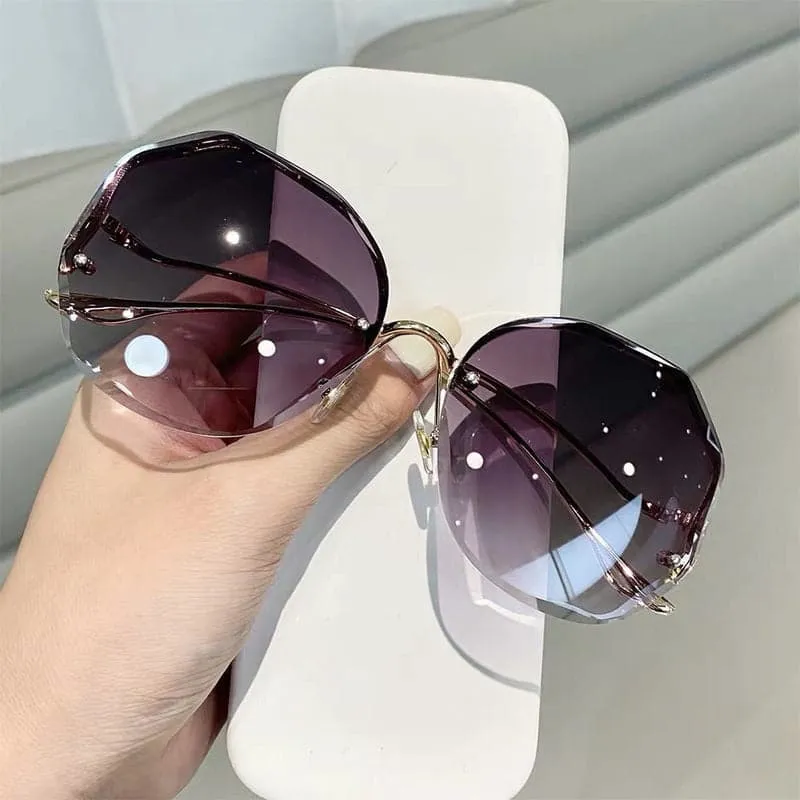 ANS Design Women's Elegant Fine Fashion Ocean Water Cut Luxury Style Sunglasses