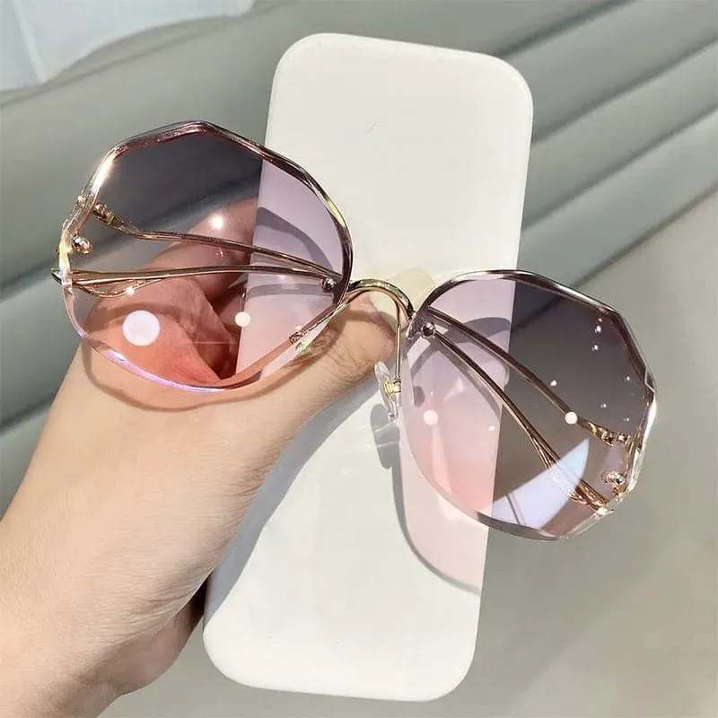ANS Design Women's Elegant Fine Fashion Ocean Water Cut Luxury Style Sunglasses