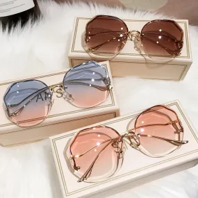 ANS Design Women's Elegant Fine Fashion Ocean Water Cut Luxury Style Sunglasses