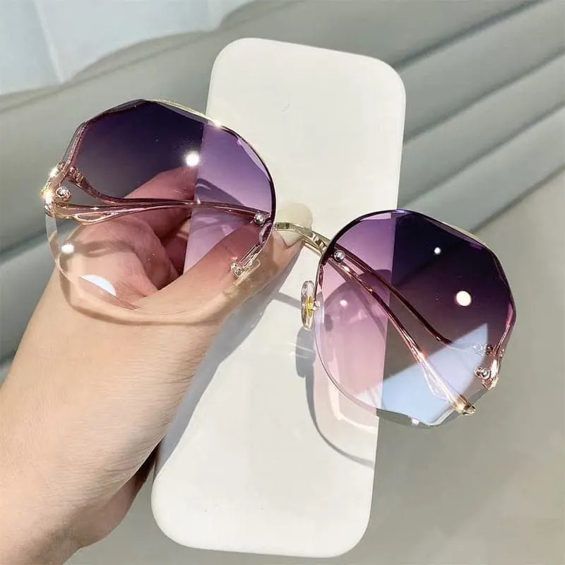 ANS Design Women's Elegant Fine Fashion Ocean Water Cut Luxury Style Sunglasses