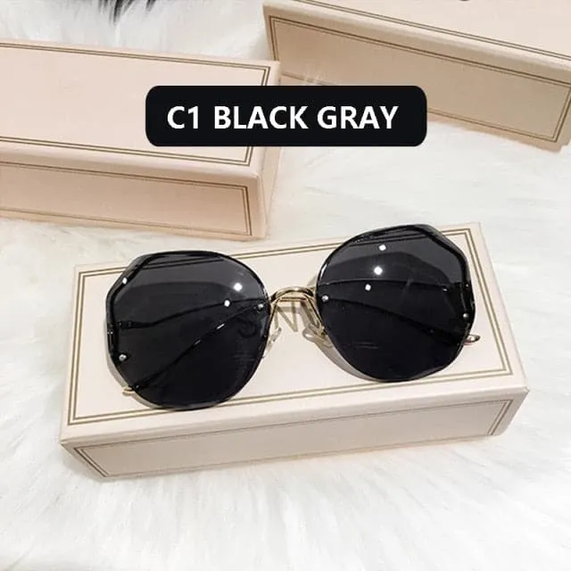 ANS Design Women's Elegant Fine Fashion Ocean Water Cut Luxury Style Sunglasses