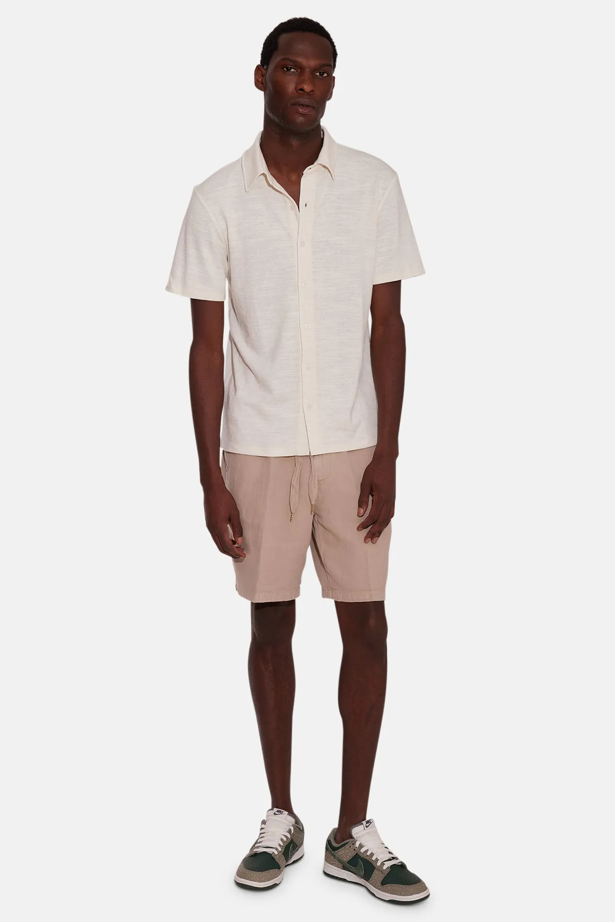 Bali Cotton/Hemp Relaxed Short Beige
