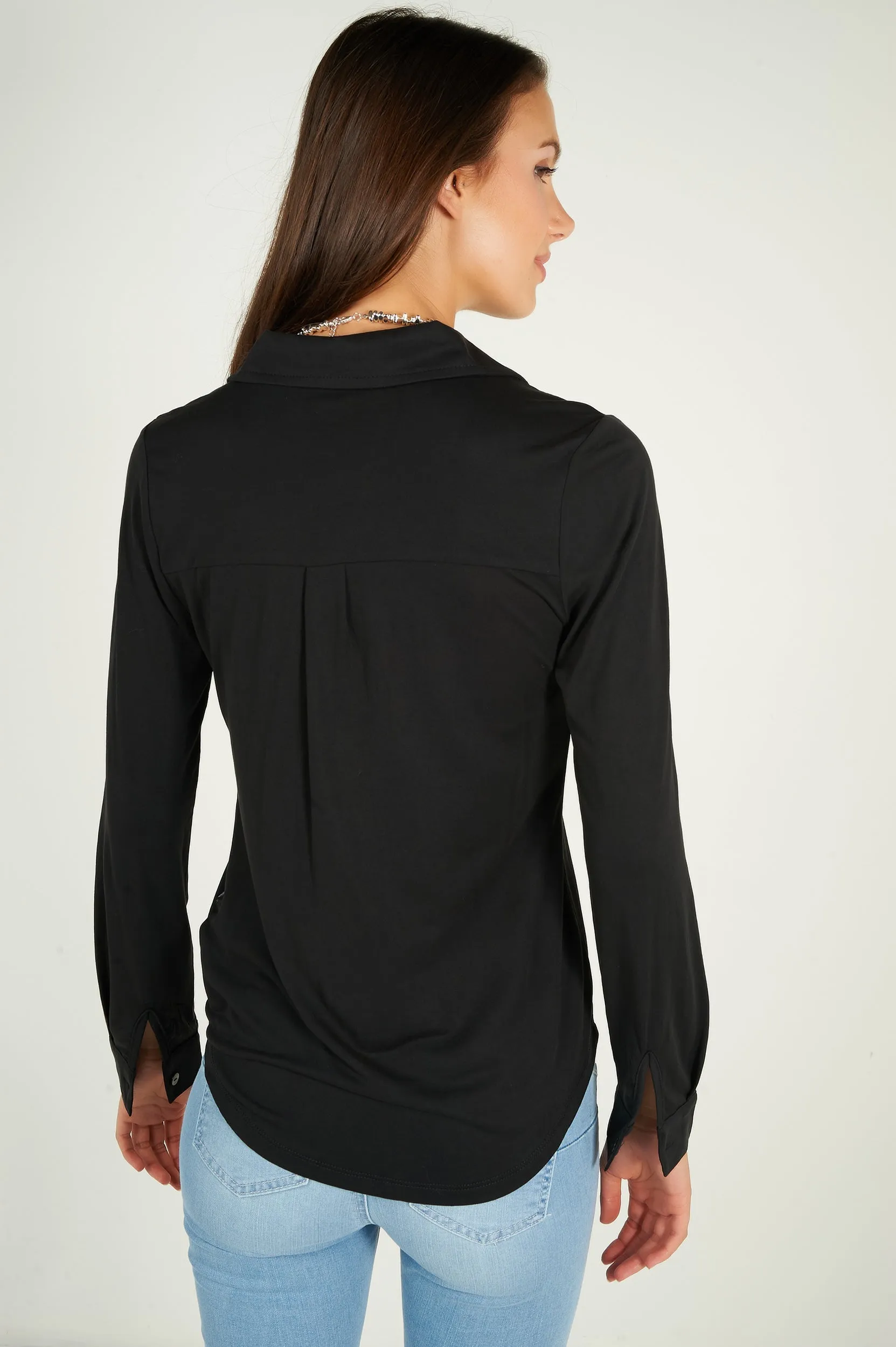 Blouse à manches longues - LOUANNE-W2 - (E-A15) - VENTE FINALE
