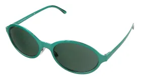 Burberry 0BE3069 11777152 Green Oval Sunglasses