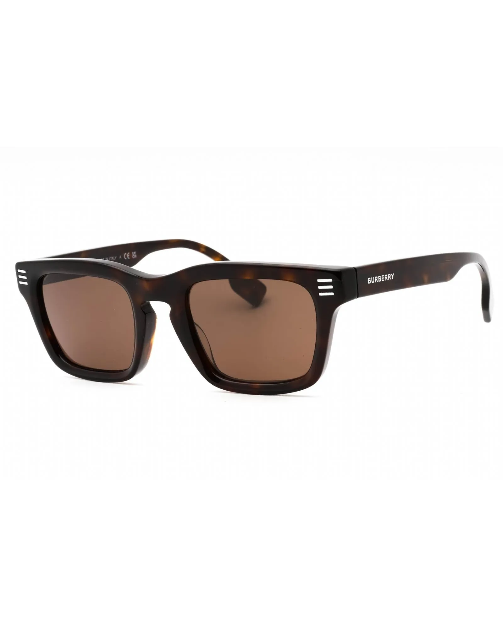 Burberry Elegant Square Frame Sunglasses with Brown Lenses