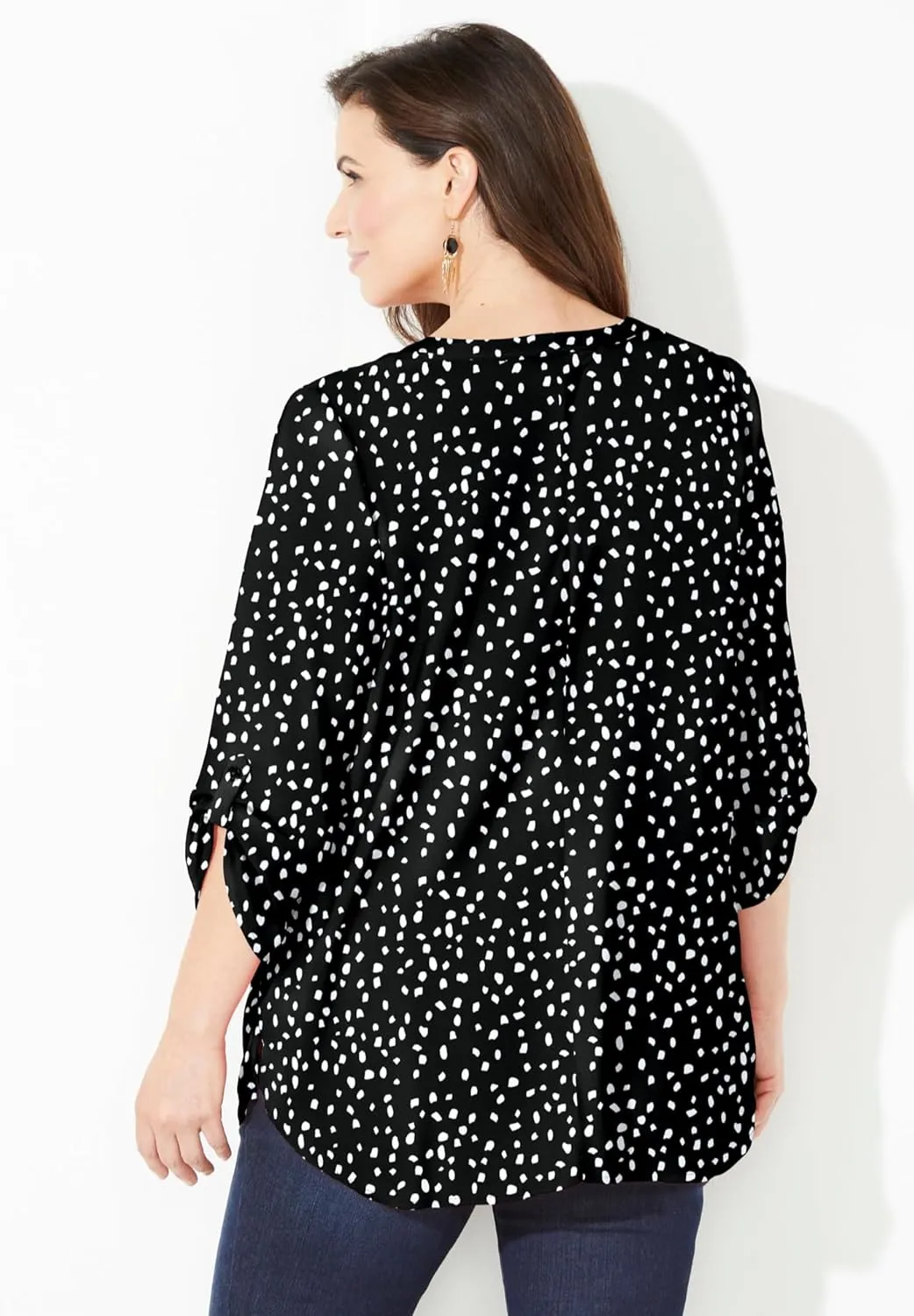 Catherines Women's Plus Size Breezeway Georgette Blouse