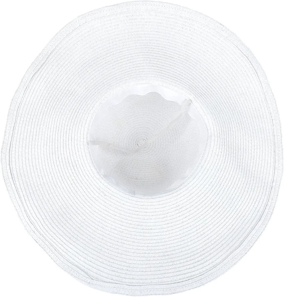 CHIC DIARY Womens Wide Brim Straw Hat Floppy Derby Hat Large Brim Beach Straw Sun Cap UPF 50 