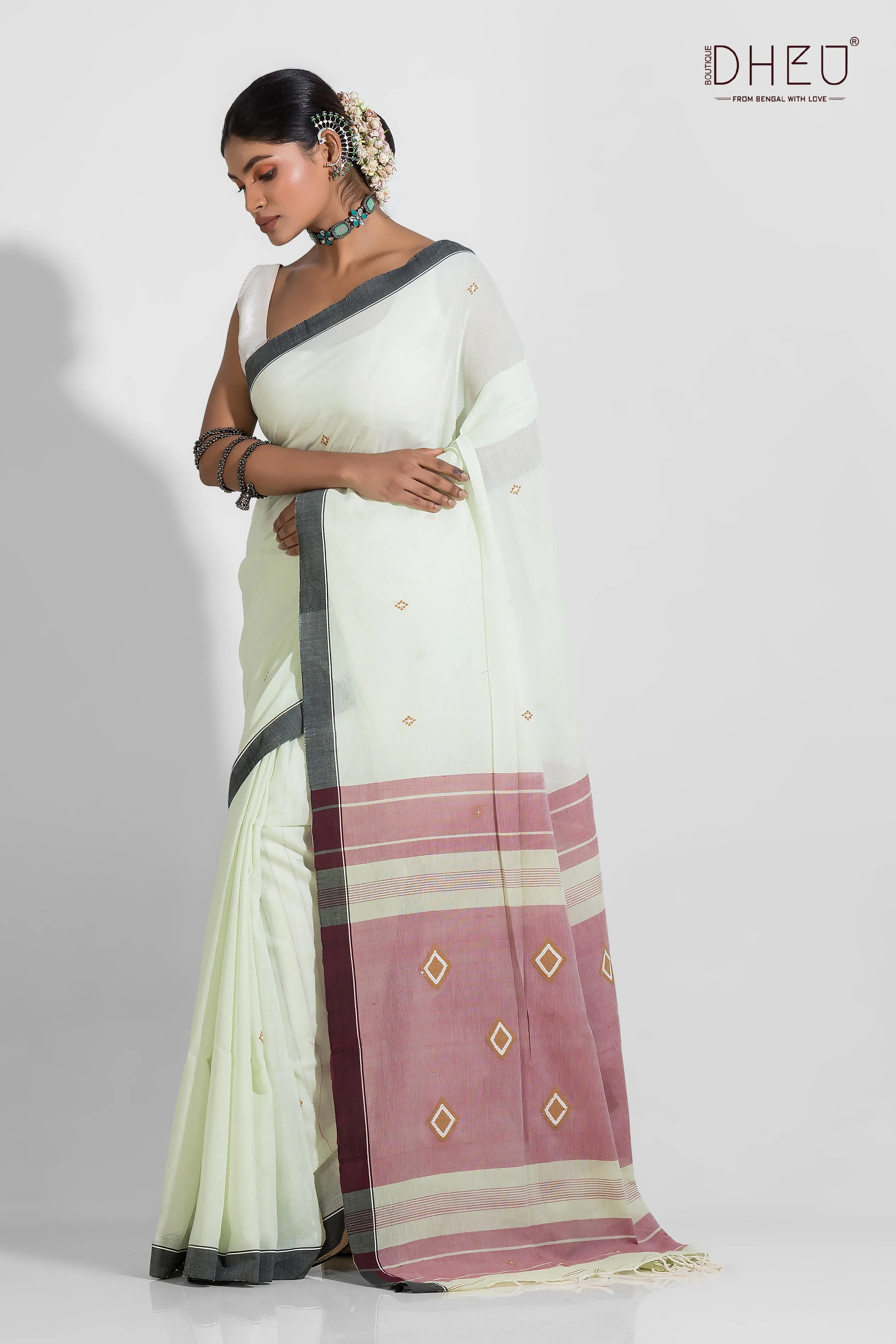 Dhansiri - Pure Khadi Saree