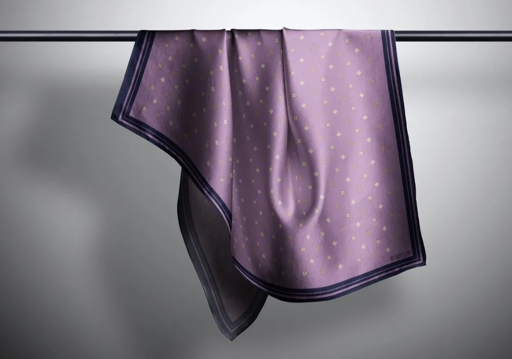 Diamond in Amethyst Square
