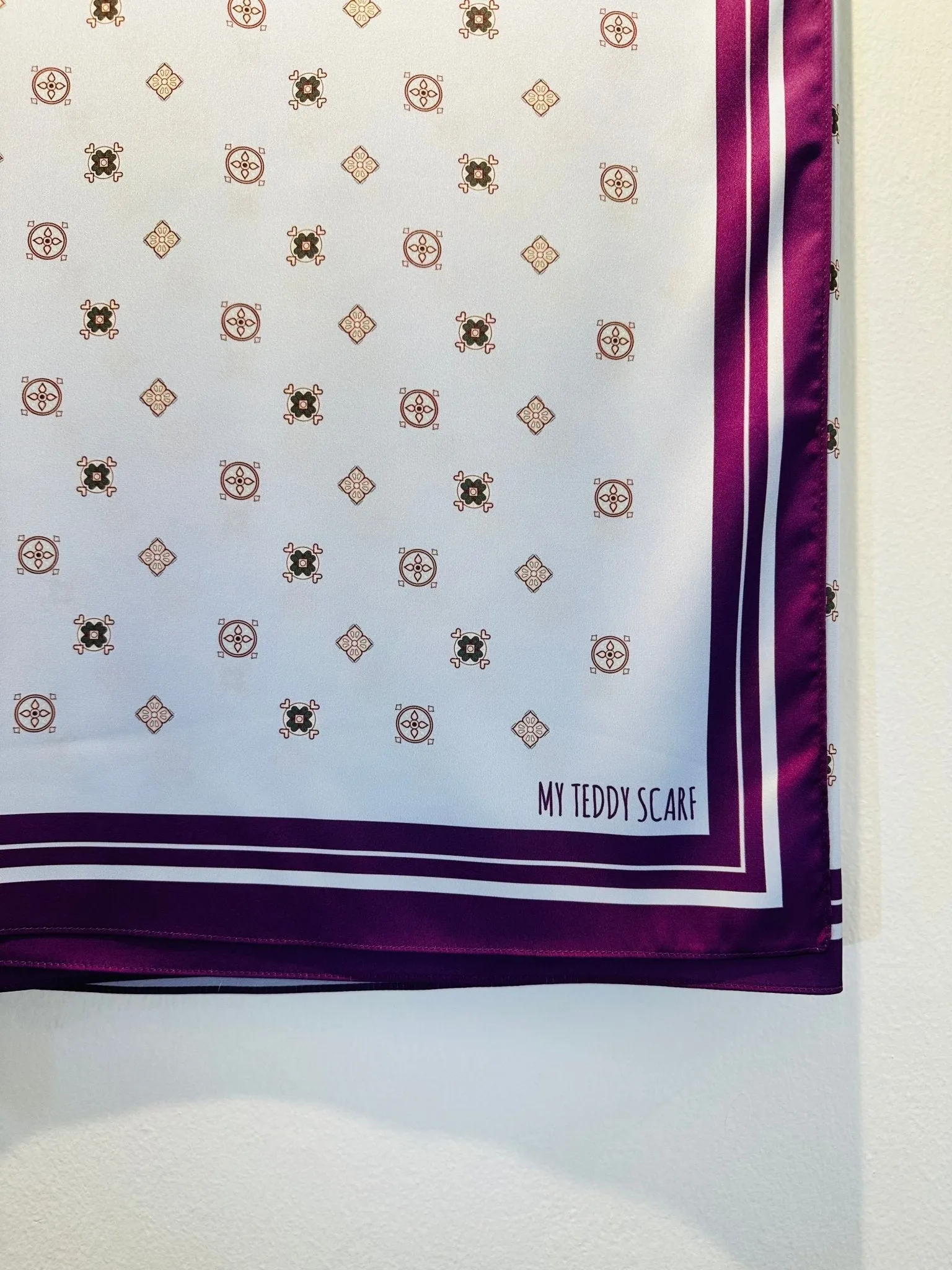 Diamond in Powder Blue Square