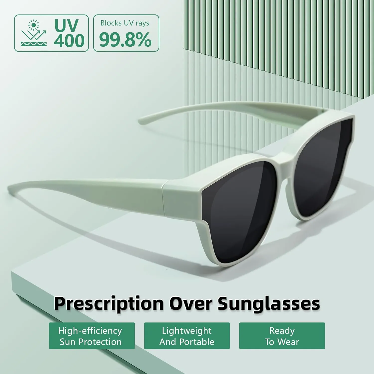 EYEBUDDY Fit Over Glasses Sunglasses for Kids Polarized Sunglasses:fitover sunglasses boys girls