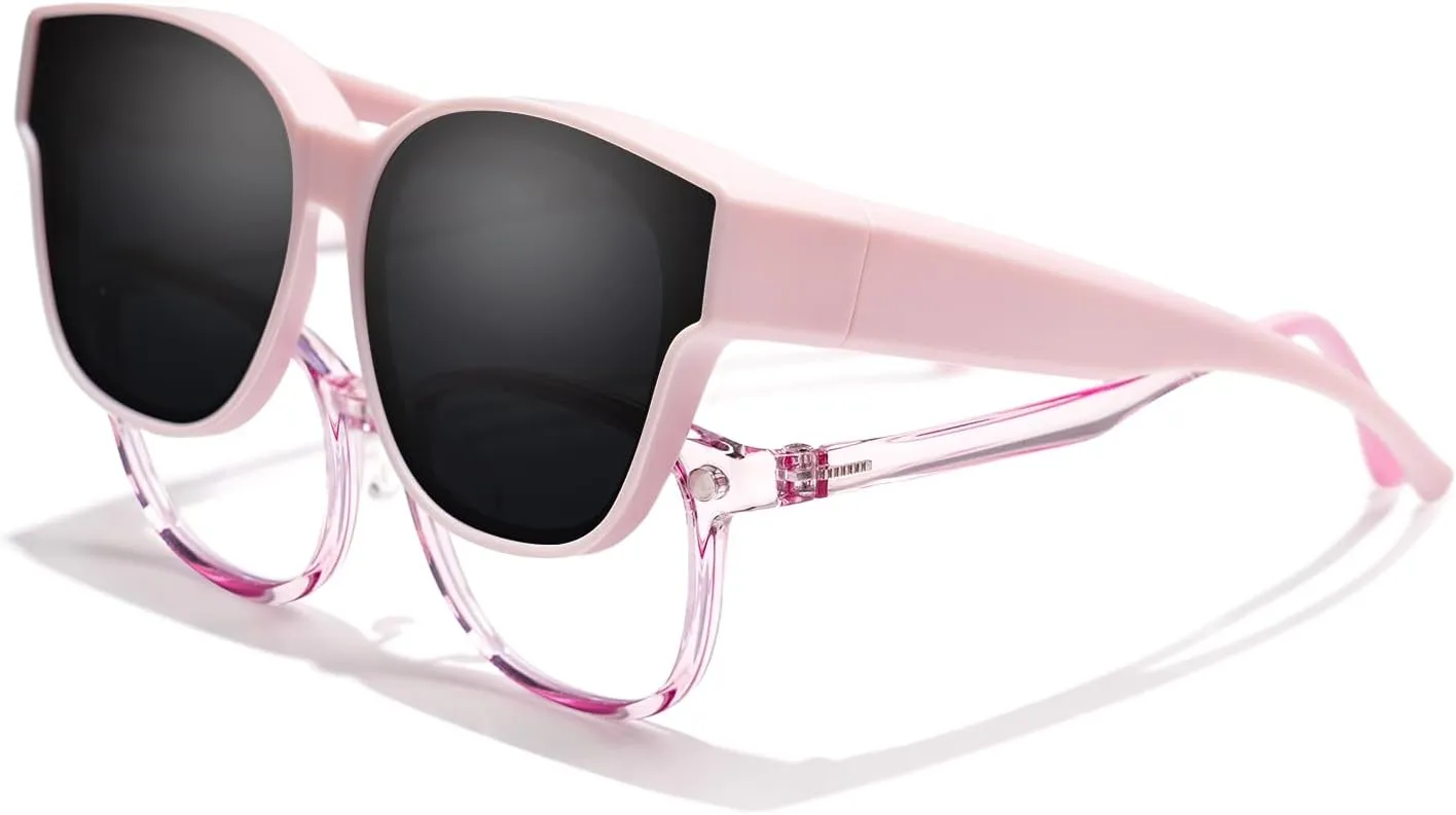 EYEBUDDY Fit Over Glasses Sunglasses for Kids Polarized Sunglasses:fitover sunglasses boys girls