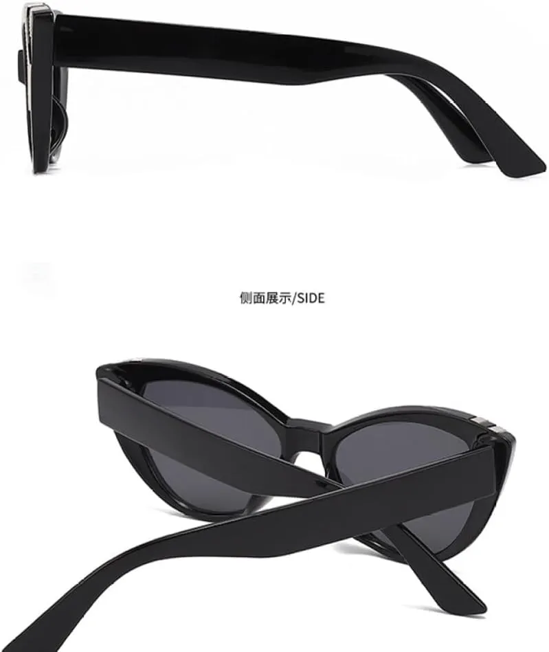 Fashion Cateye Sunglasses Women Vintage Cat Eye Sun Glasses Luxury Trendy Eyewear Sex Lady Elegant Shades Uv400