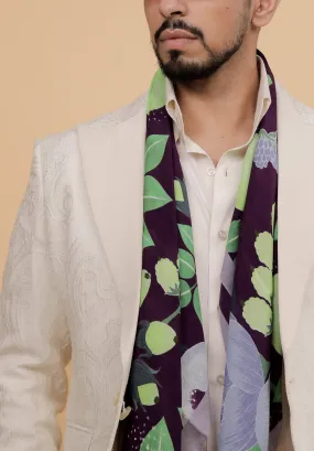 Fruitful Frenzy Men Cotton Scarf