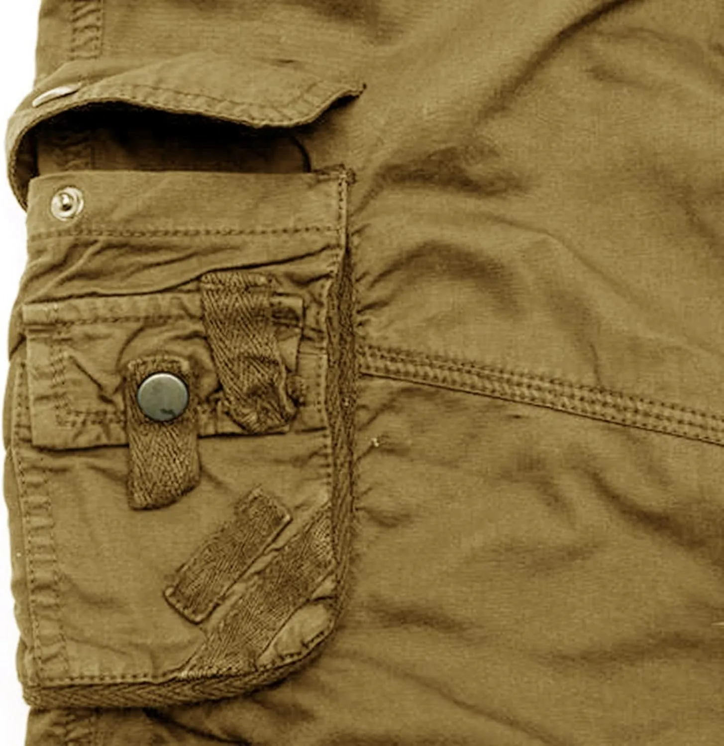 GIERIDUC Mens Cargo Shorts Elastic Drawstring Athletic Shorts Summer Casual Cotton Shorts Big & Tall Relaxed Fit Work Shorts