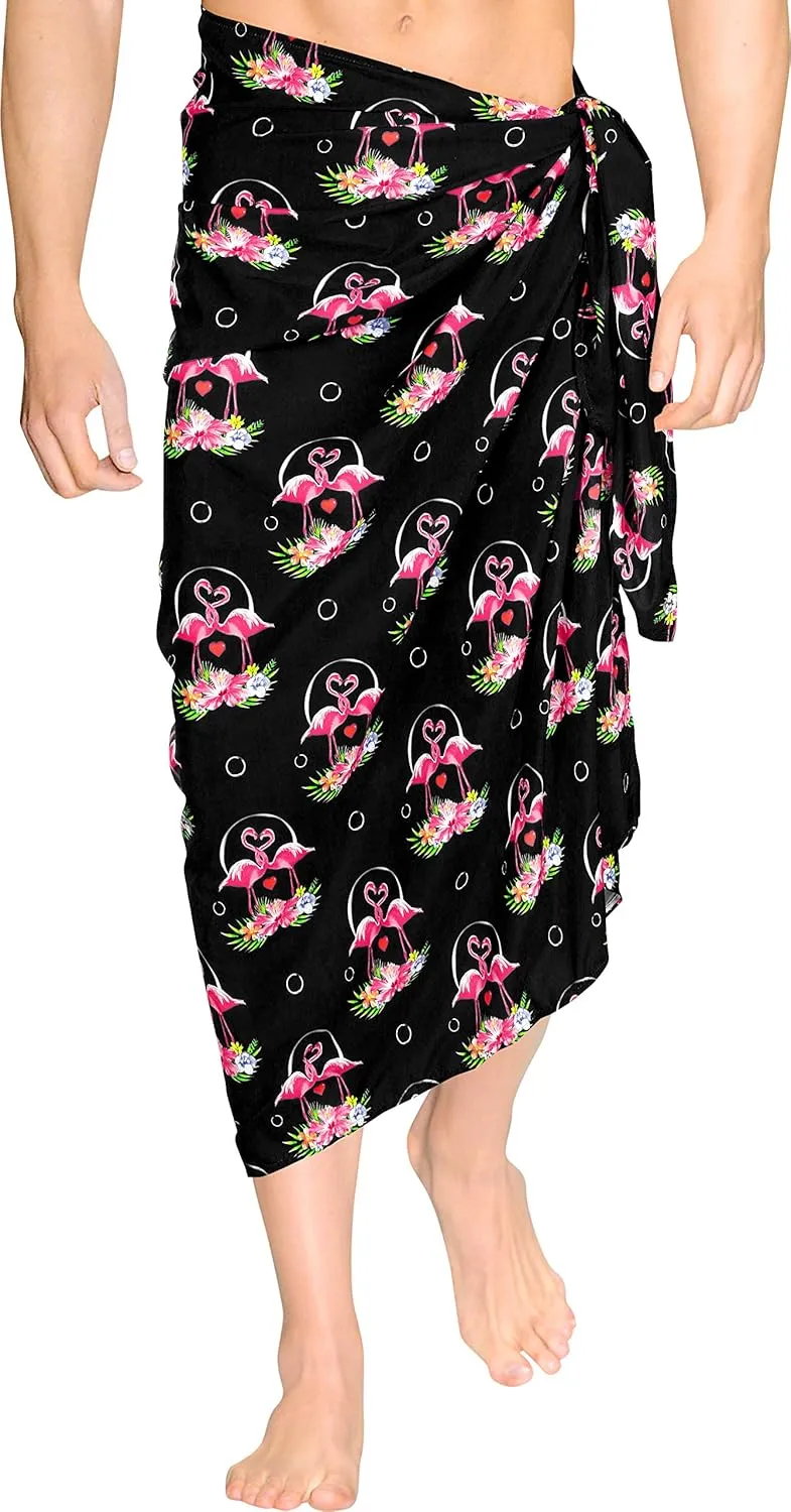 HAPPY BAY Men's Pareo Sarong Wrap Swim Bath