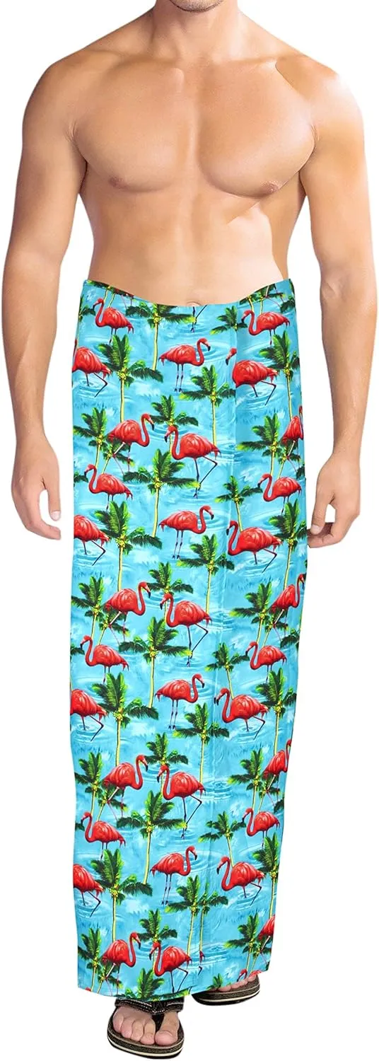 HAPPY BAY Men's Pareo Sarong Wrap Swim Bath