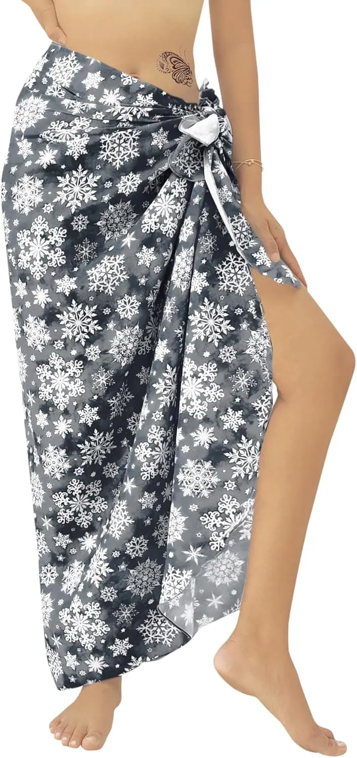 HAPPY BAY WoMen's Christmas Short Beachwear Coverups Bathing Suit Swim Cover Up Swimwear Wraps Sarong Beach Pareo
