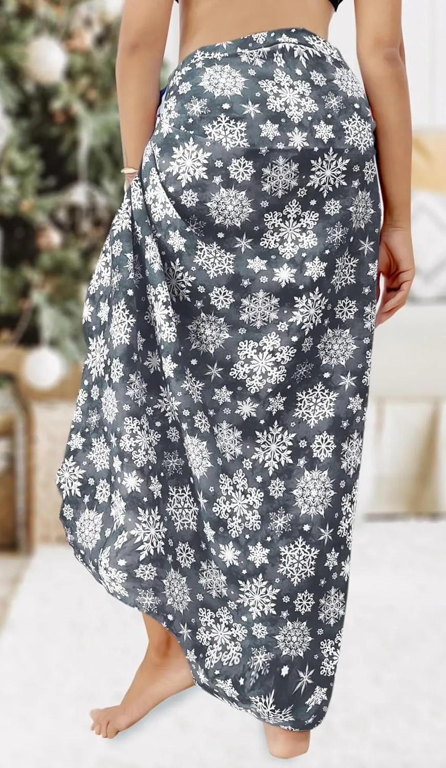 HAPPY BAY WoMen's Christmas Short Beachwear Coverups Bathing Suit Swim Cover Up Swimwear Wraps Sarong Beach Pareo