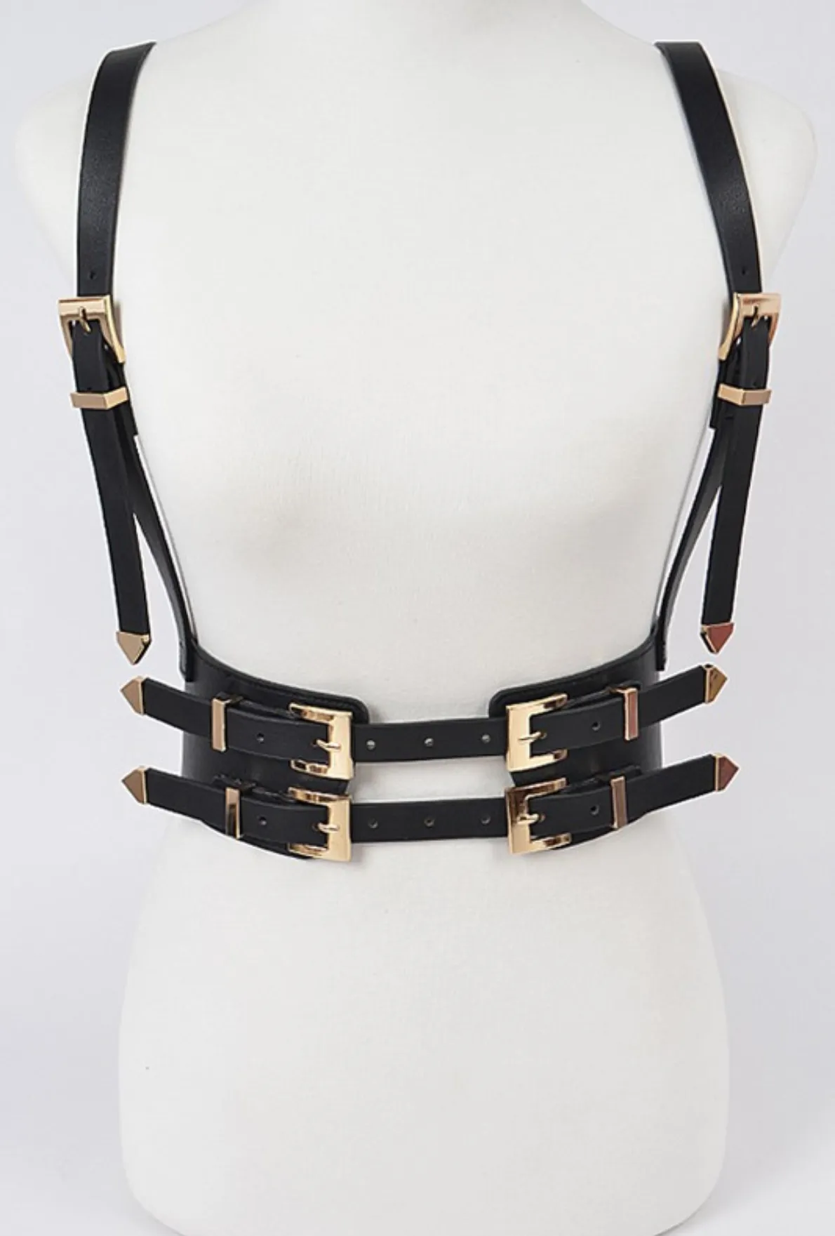 In Bondage-Multi Buckle Harness (PLUS Size)