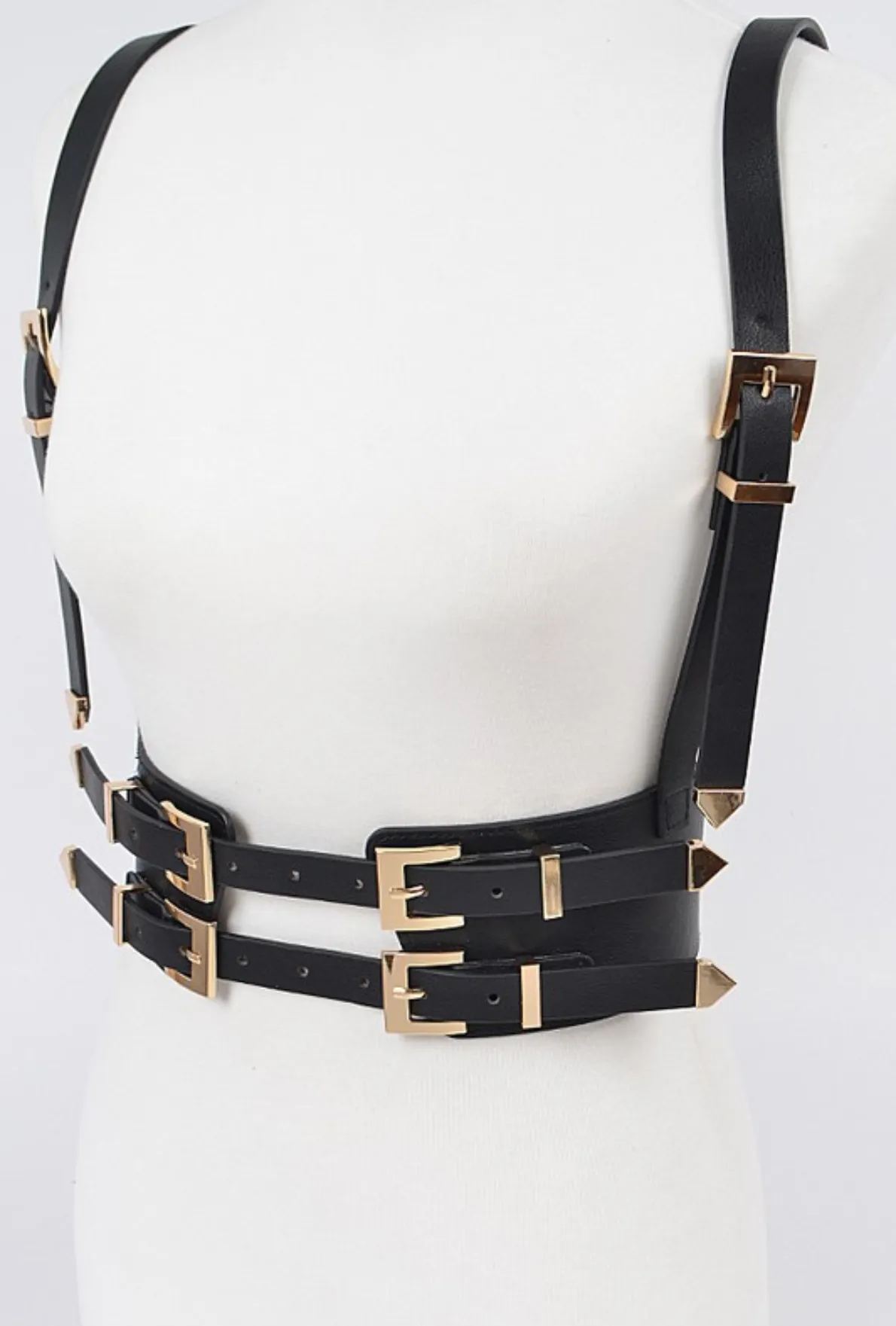 In Bondage-Multi Buckle Harness (PLUS Size)