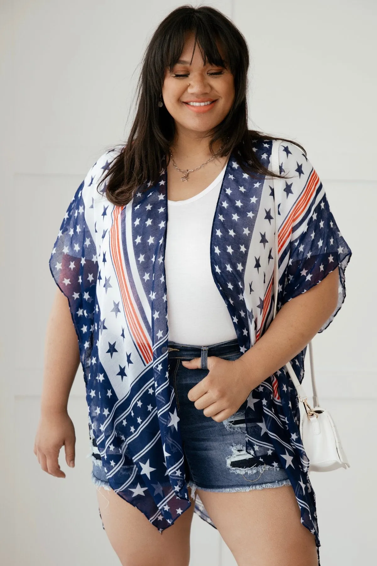In My Glory Stars & Stripes Kimono