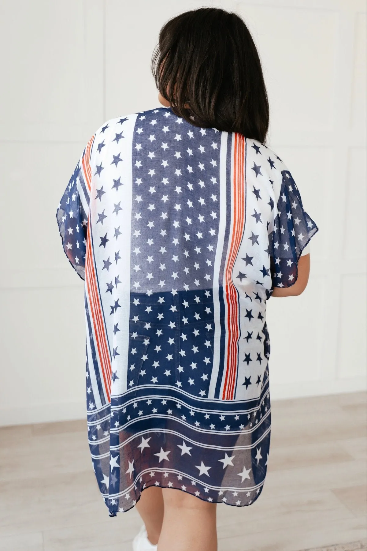 In My Glory Stars & Stripes Kimono