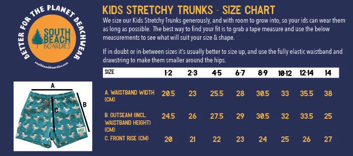 Kids Stretchy Trunks: Year of the Dragon