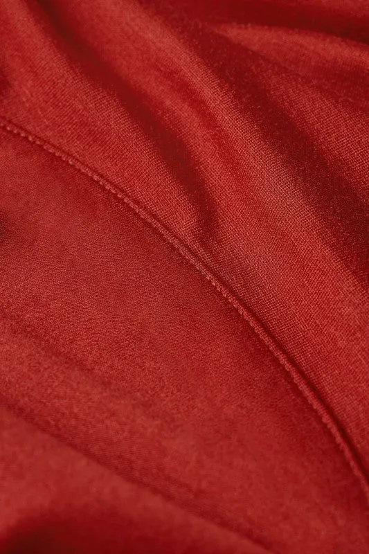 King Louie Carina blouse ecovero light sienna red