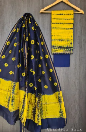Kotwal | Cotton silk with golden border saree