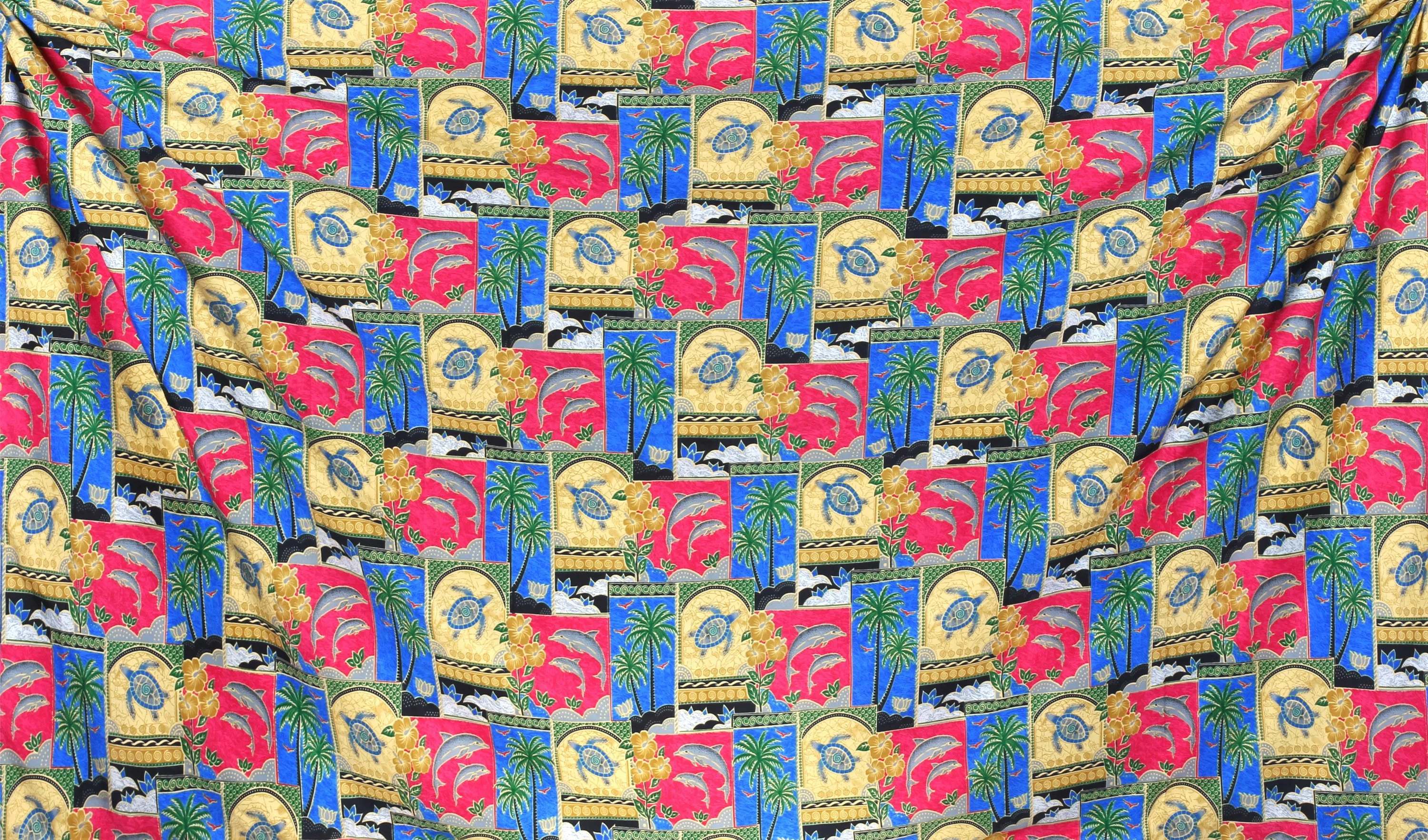 LA LEELA Soft Light Printed Beach Pareo Bath Mens Wrap 72"X42" Matching_1_6275 Red_F337