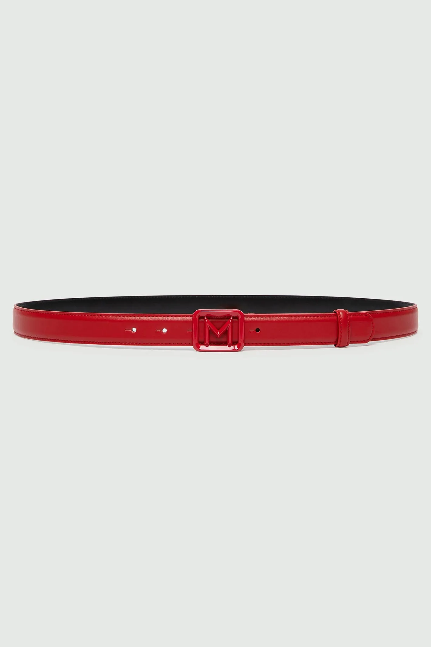 Marella Pressa 2423506036200 Red Leather Belt