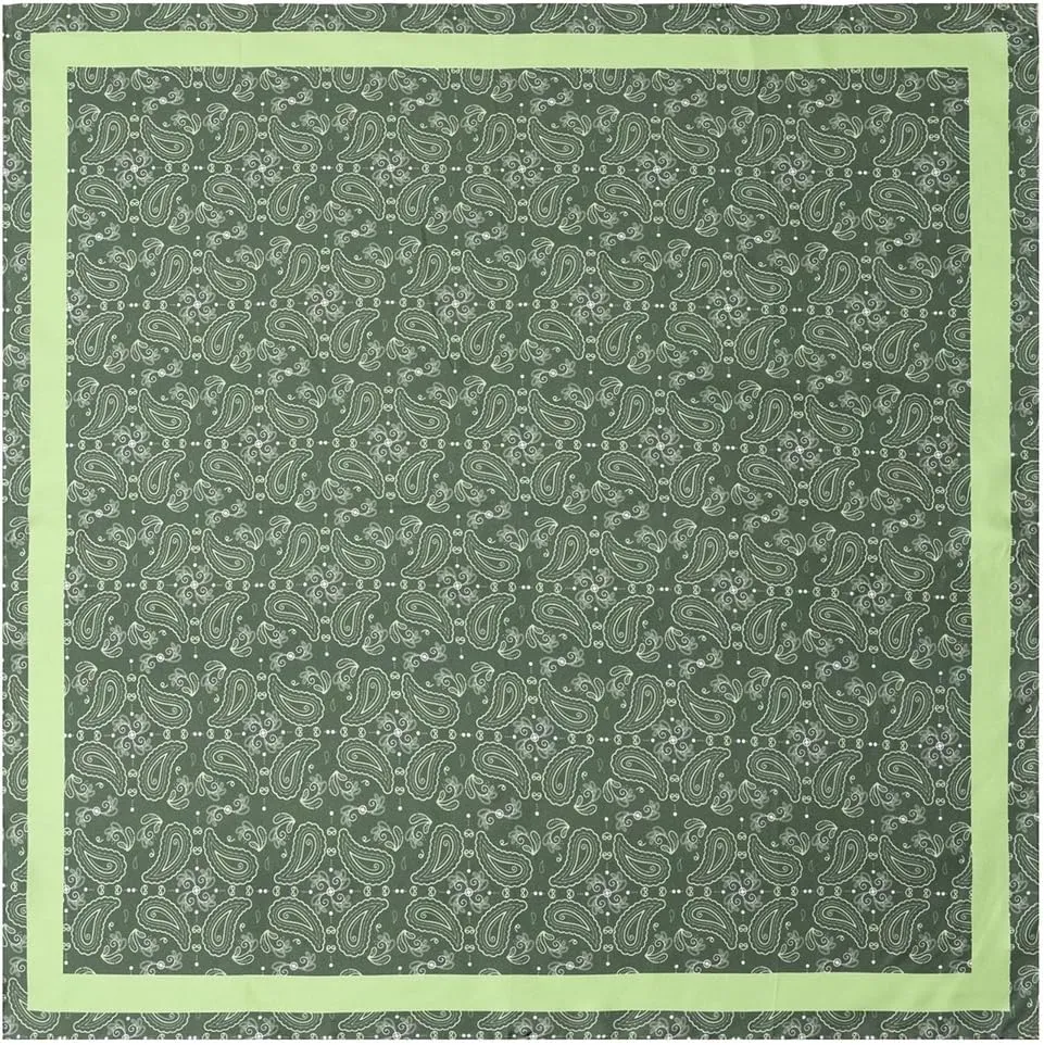 Men 100 Silk Twill Square Scarf 26"x26" Neck Scarves Wrap Business Casual Breathable Lightweight