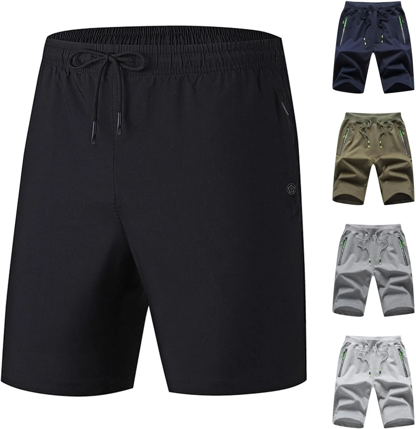 Men's Gym Shorts Summer Casual Shorts Relaxed Fit Casual Outdoor Shorts, M-8XL