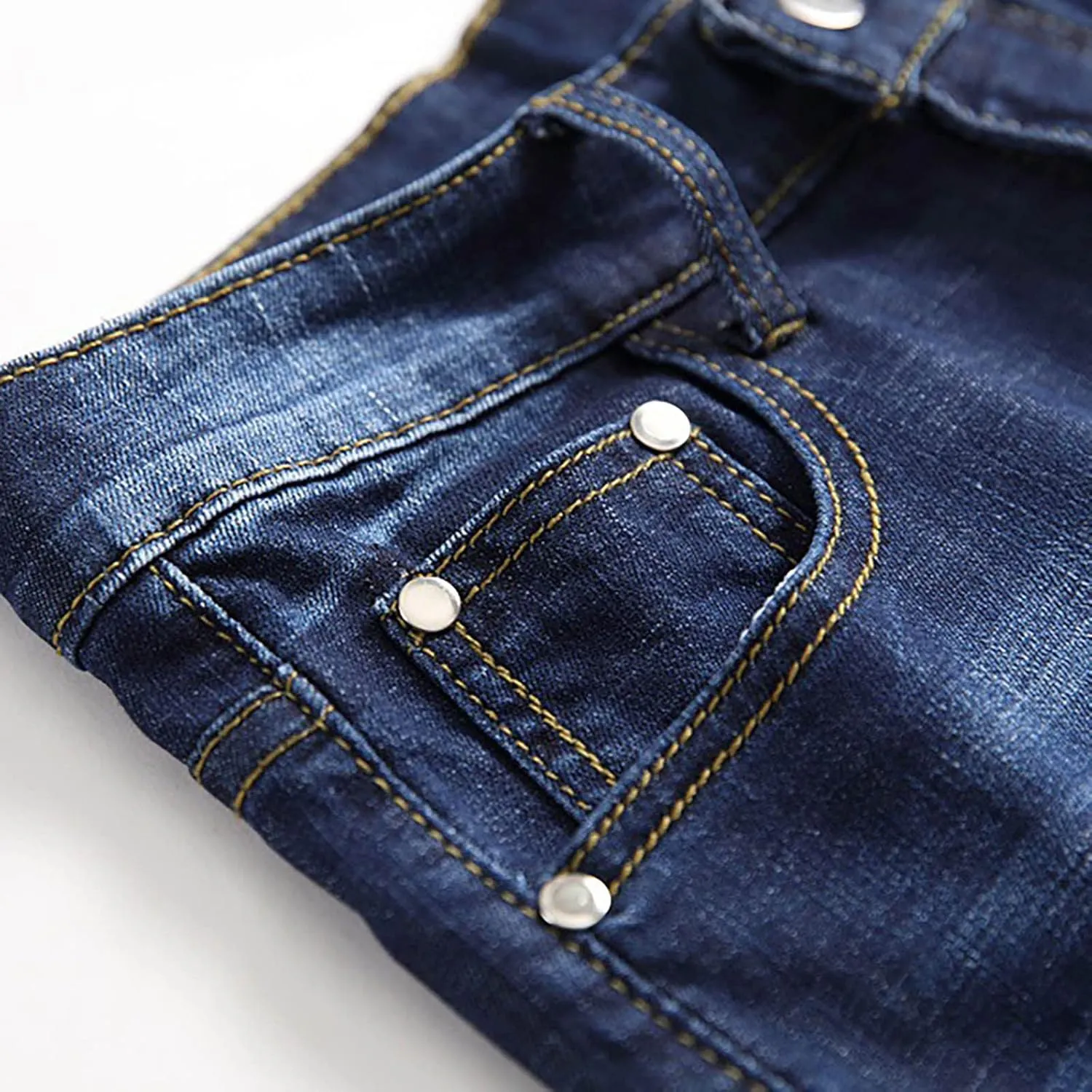 Mens Jean Shorts Summer Relaxed-Fit Ripped Bermuda Shorts Fashion Distressed Denim Shorts Casual Summer Work Shorts