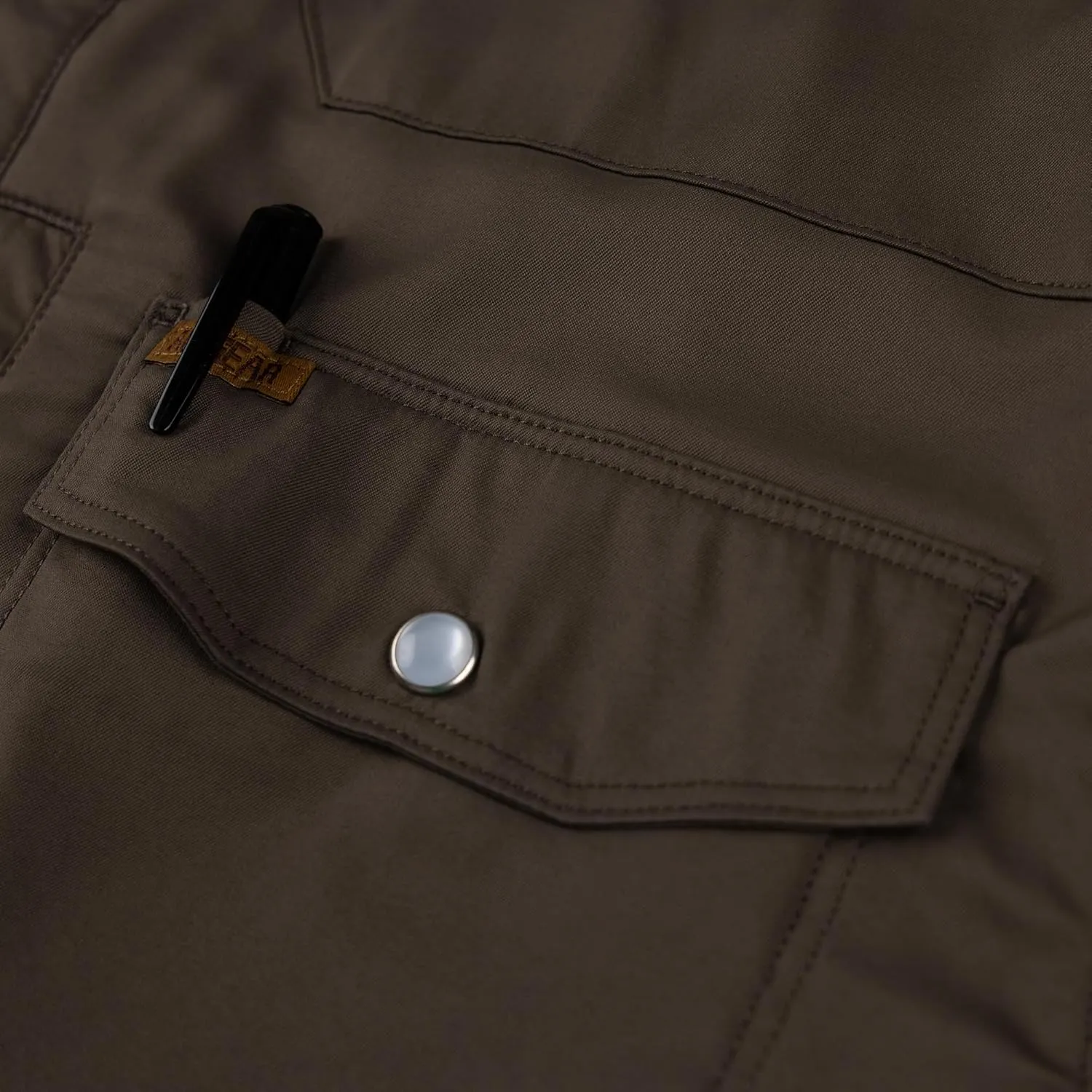 Men's Long Sleeve Stockyard Button Down Shirt, Breathable Performance Work Shirt for Farmers and Ranchers with UPF30