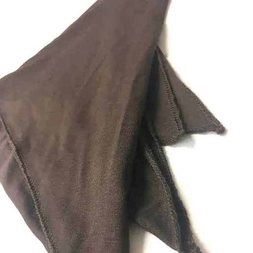 Mens Plain Stretch Chemo Bandana Dark Brown