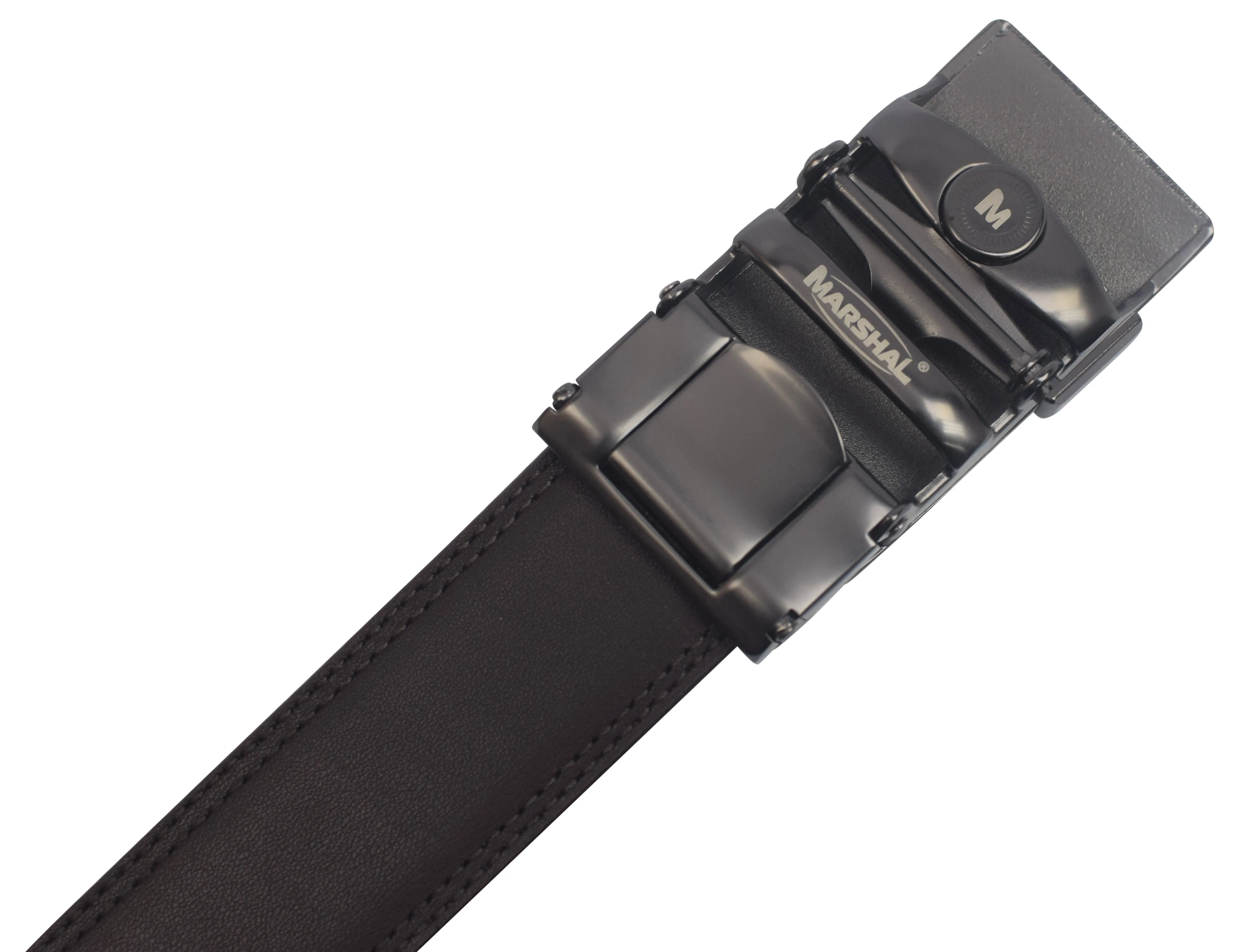 Mens Ratchet Belt Genuine Leather Belts For Men Adjustable Automatic Buckle